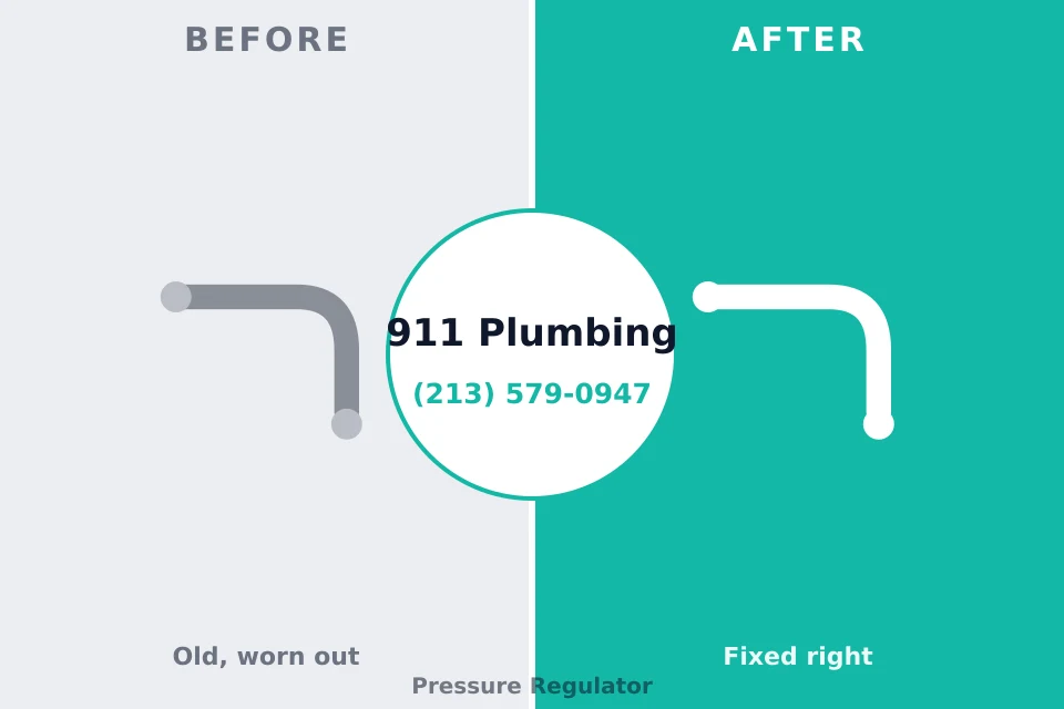 Before and after: plumbing repair Glencoe, FL